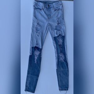 AEO Super stretch stitched jeans
